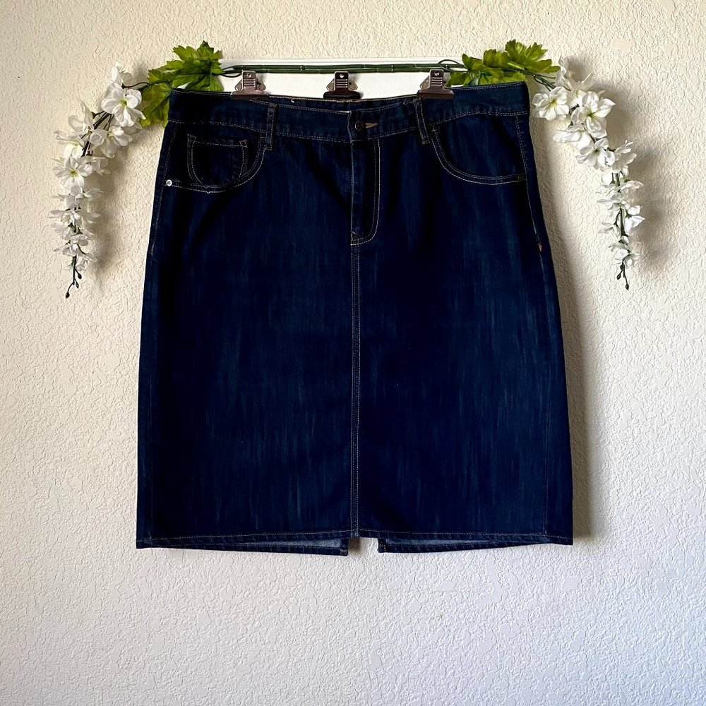 Old Navy sz:16 High Rise Denim Pencil Skirt